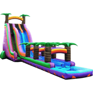 Wet or Dry Slide w/splash pool “Bermuda Blast Run N Splash w/pool”