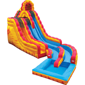 Wet or Dry Slide w/splash pool “Fire ‘N’ Ice w/pool”
