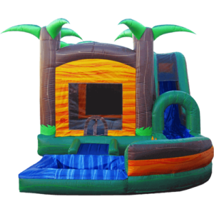 Combo Slide with wet and dry "Jump N Splash Paradise Palms w/pool"